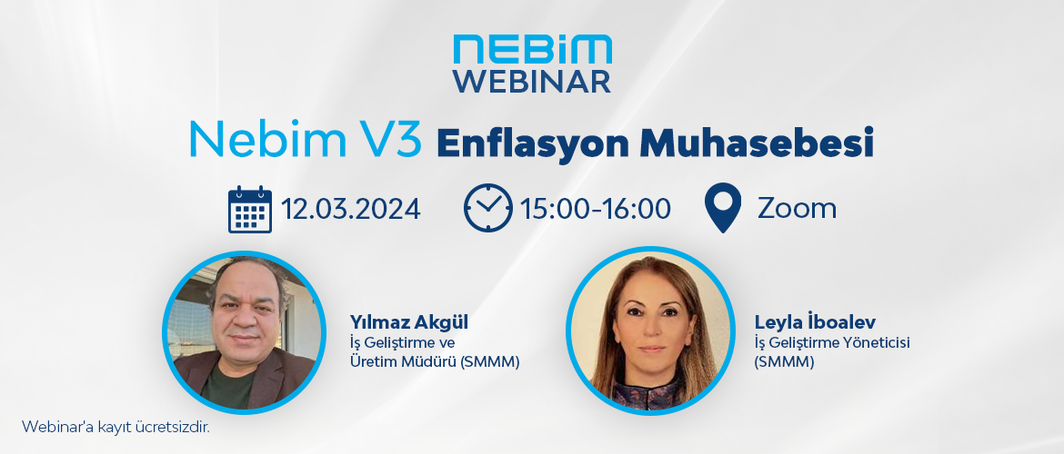 Nebim V3 Enflasyon Muhasebesi Webinarı